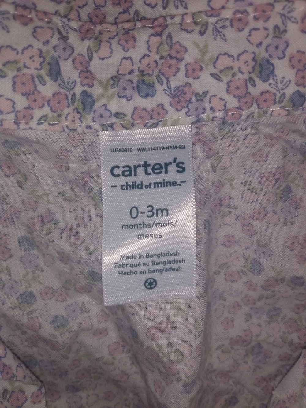 Carter's Floral Button-Front Shirt & Light Blue Shorts Set